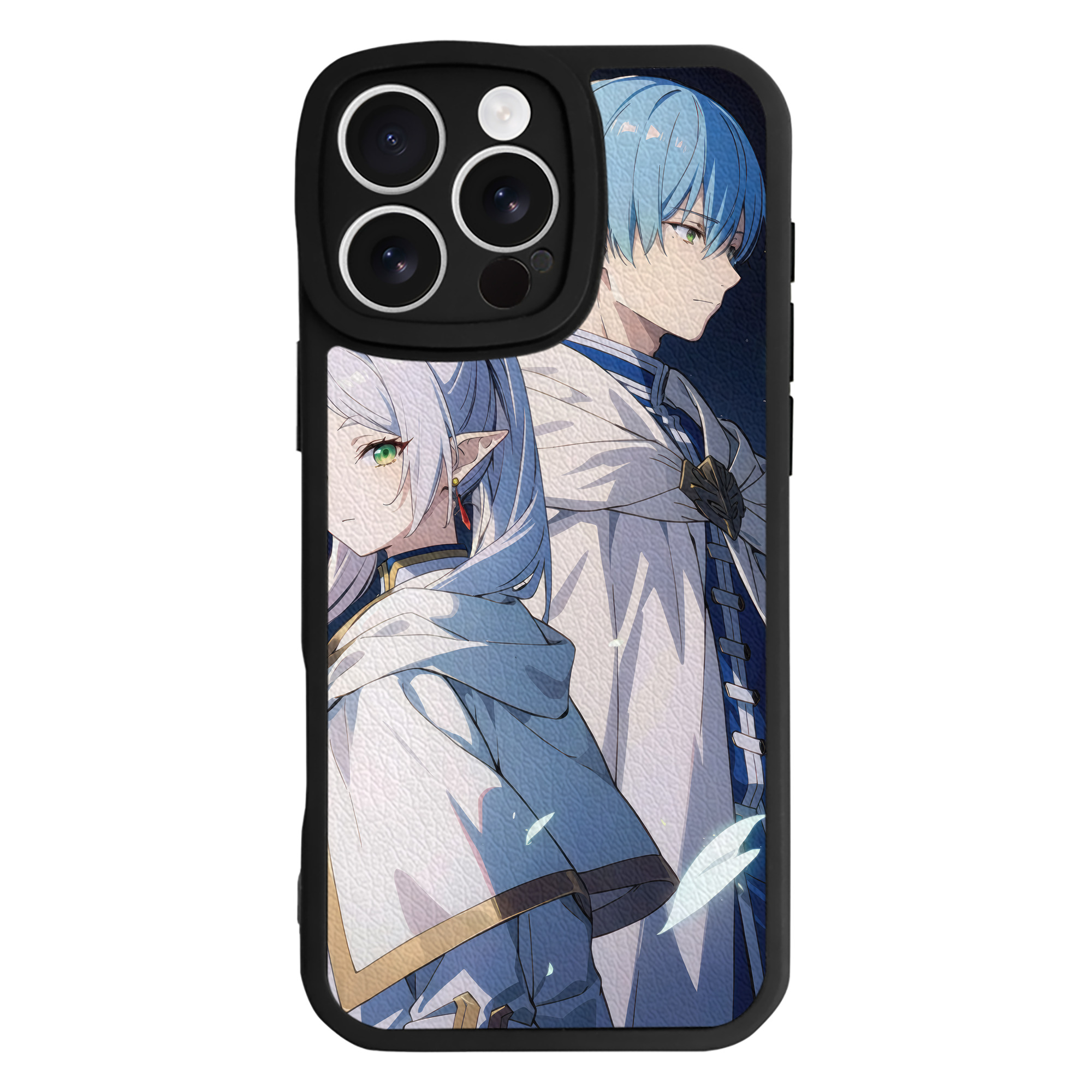 （画像用） 葬送のフリーレン Frieren 【iPhone 16シリーズ対応】シリコンスマホケース（レザー調） 材質：シリコン